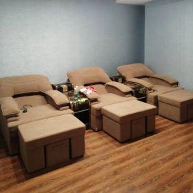 西安御龍軒電動足浴按摩沙發(fā)定做工程